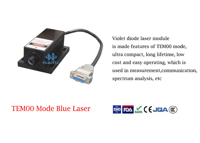 450nm TEM00 Mode Blue Laser 1~20mW